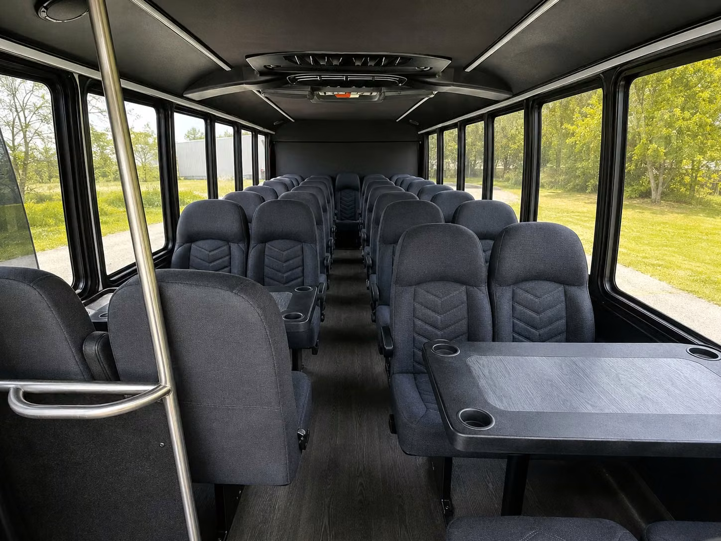 15 passenger minibus inside