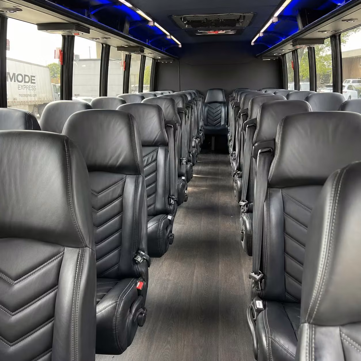 35 passenger minibus inside