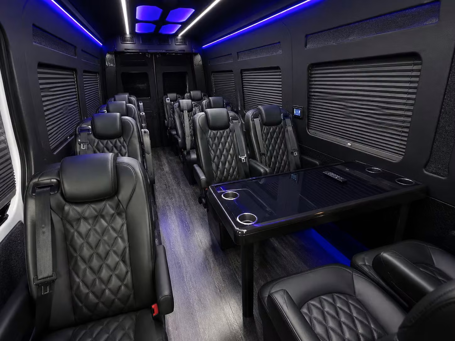 sprinter van with driver interior