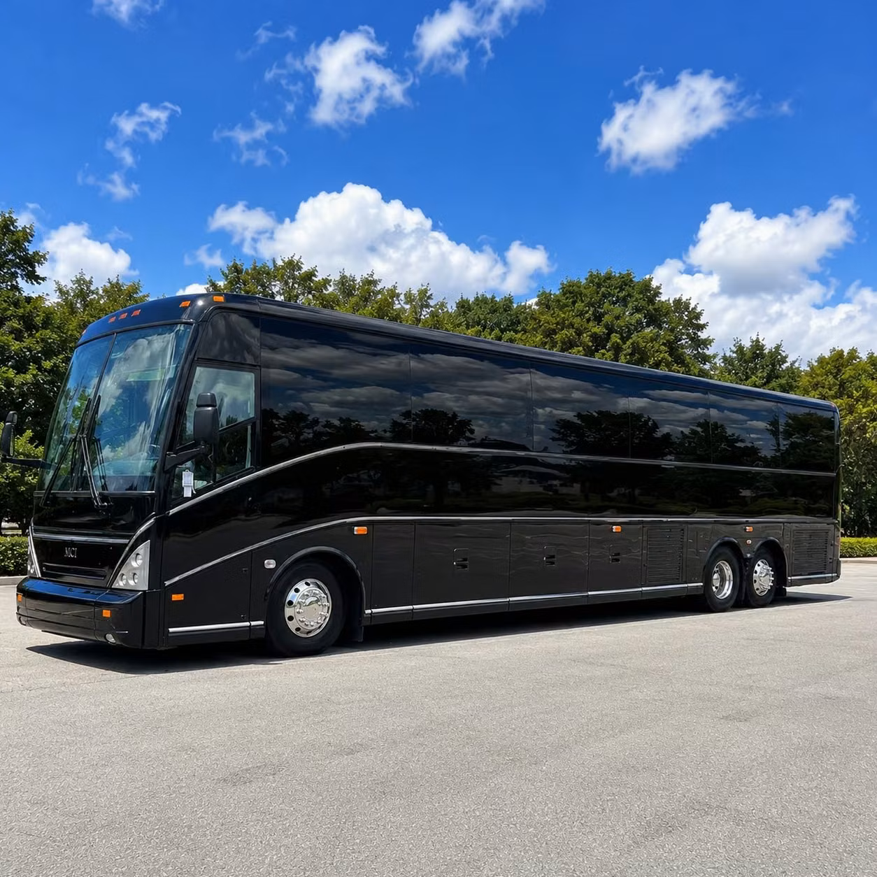 wedding guest shuttle bus rentals in peachtree corners
